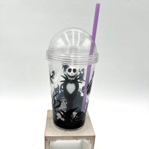 Zak! Nightmare Before Christmas 20 Oz Halloween Tumbler w Straw Jack Skellington